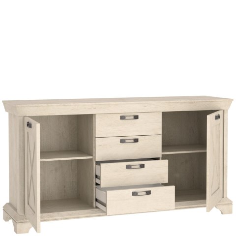 Meble Forte KASHMIR KSMK26-D43 Komoda Pinia Biała Meble Forte KASHMIR KSMK26-D43 Komoda Pinia Biała
