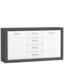 Meble Forte LENNOX NEW ENXK231-C275 Komoda Biały/Szary Meble Forte LENNOX NEW ENXK231-C275 Komoda Biały/Szary