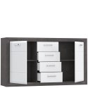 Meble Forte LENNOX NEW ENXK231-C275 Komoda Biały/Szary Meble Forte LENNOX NEW ENXK231-C275 Komoda Biały/Szary