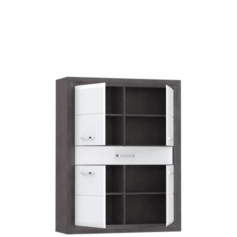 Meble Forte LENNOX NEW ENXK421-C275 Szafka Biały/Szary Meble Forte LENNOX NEW ENXK421-C275 Szafka Biały/Szary