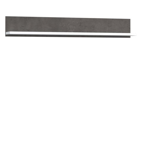 Meble Forte LENNOX NEW MRYB01-C272 Półka wisząca Biały/Szary Meble Forte LENNOX NEW MRYB01-C272 Półka wisząca Biały/Szary