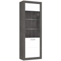 Meble Forte LENNOX NEW MRYV711L-C275 Witryna L Biały/Szary Meble Forte LENNOX NEW MRYV711L-C275 Witryna L Biały/Szary