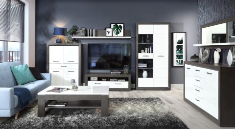 Meble Forte LENNOX NEW SVOT22-C272 Stolik okolicznościowy Biały/Szary Meble Forte LENNOX NEW SVOT22-C272 Stolik okolicznościowy Biały/Szary
