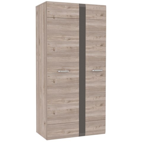 Meble Forte LOCARNO LCRS821-N92 Szafa ubraniowa Dąb/Szary Meble Forte LOCARNO LCRS821-N92 Szafa ubraniowa Dąb/Szary