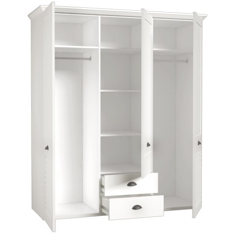 Meble Forte MARIDA MDNS936-U42 Szafa ubraniowa młodzieżowa Biały Meble Forte MARIDA MDNS936-U42 Szafa ubraniowa młodzieżowa Biały