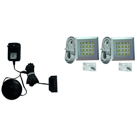 Meble Forte OŚWIETLENIE IZLED09-02-WK01 Oświetlenie LED 2 -pkt. Meble Forte OŚWIETLENIE IZLED09-02-WK01 Oświetlenie LED 2 -pkt.