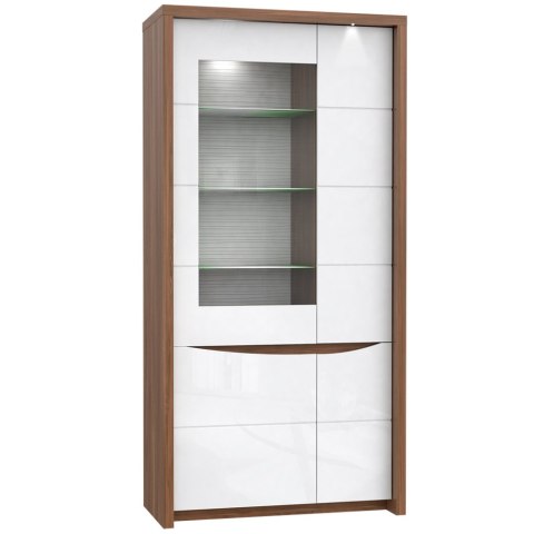 Meble Forte SAINT TROPEZ STZV721LB-J34 Witryna L Dąb Sangallo/Biały Meble Forte SAINT TROPEZ STZV721LB-J34 Witryna L Dąb Sangallo/Biały