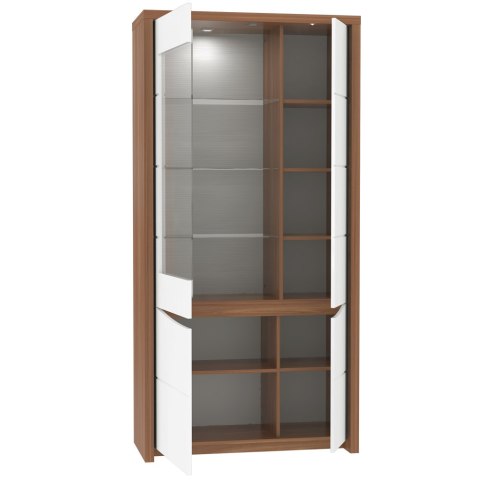 Meble Forte SAINT TROPEZ STZV721LB-J34 Witryna L Dąb Sangallo/Biały Meble Forte SAINT TROPEZ STZV721LB-J34 Witryna L Dąb Sangallo/Biały