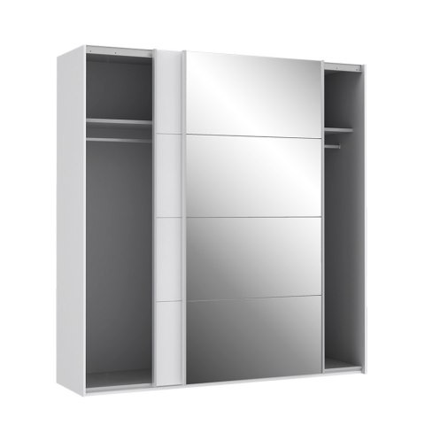 Meble Forte SAPPORO SPRS32412-C04 Szafa ubraniowa 2-drzwiowa, biała, drzwi przesuwne Meble Forte SAPPORO SPRS32412-C04 Szafa ubraniowa 2-drzwiowa, biała, drzwi przesuwne