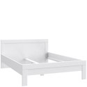Meble Forte SNOW SNWL14-C50 Łóżko podwójne Biały mat 140x200 Meble Forte SNOW SNWL14-C50 Łóżko podwójne Biały mat 140x200
