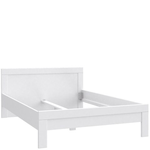 Meble Forte SNOW SNWL14-C50 Łóżko podwójne Biały mat 140x200 Meble Forte SNOW SNWL14-C50 Łóżko podwójne Biały mat 140x200