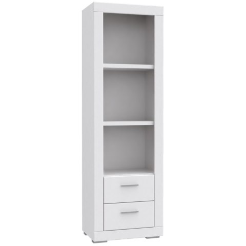 Meble Forte SNOW SNWR72-C50 Regał półki szuflady Biały mat Meble Forte SNOW SNWR72-C50 Regał półki szuflady Biały mat