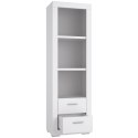 Meble Forte SNOW SNWR72-C50 Regał półki szuflady Biały mat Meble Forte SNOW SNWR72-C50 Regał półki szuflady Biały mat