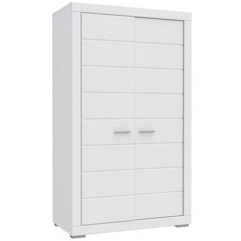 Meble Forte SNOW SNWS82-C50 Szafa ubraniowa dwudrzwiowa Biały Meble Forte SNOW SNWS82-C50 Szafa ubraniowa dwudrzwiowa Biały