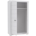 Meble Forte SNOW SNWS82-C50 Szafa ubraniowa dwudrzwiowa Biały Meble Forte SNOW SNWS82-C50 Szafa ubraniowa dwudrzwiowa Biały