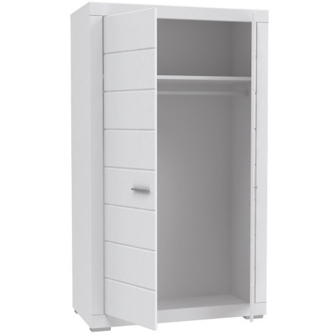 Meble Forte SNOW SNWS82-C50 Szafa ubraniowa dwudrzwiowa Biały Meble Forte SNOW SNWS82-C50 Szafa ubraniowa dwudrzwiowa Biały