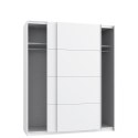 Meble Forte STARLET WHITE STPS824E1-C04 Szafa ubraniowa Biała Meble Forte STARLET WHITE STPS824E1-C04 Szafa ubraniowa Biała