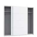 Meble Forte STARLET WHITE STPS924E1-C04 Szafa ubraniowa Biała Meble Forte STARLET WHITE STPS924E1-C04 Szafa ubraniowa Biała