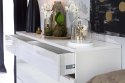 Meble Forte STARLET WHITE STWL163-V29 Łóżko z szafkami nocnymi Biały Meble Forte STARLET WHITE STWL163-V29 Łóżko z szafkami nocnymi Biały