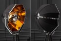 Invicta Interior INVICTA lampa podłogowa STUDIO czarno-złota - tkanina, podstawa metalowa Invicta Interior INVICTA lampa podłogowa STUDIO czarno-złota - tkanina, podstawa metalowa