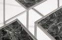 Invicta Interior INVICTA zestaw stolików ELEMENTS 3 czarne szkło - imitacja marmuru Invicta Interior INVICTA zestaw stolików ELEMENTS 3 czarne szkło - imitacja marmuru