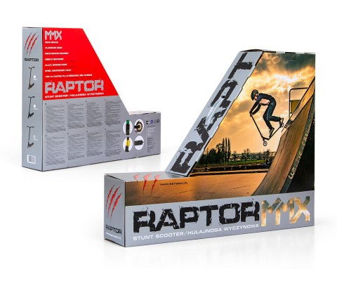 MMX Hulajnoga wyczynowa Scooter Jeździk MMX Raptor Gold Złota stal aluminium łożyskowane koła z hamulcem MMX Hulajnoga wyczynowa Scooter Jeździk MMX Raptor Gold Złota stal aluminium łożyskowane koła z hamulcem