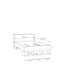 Meble Forte CHICORY CHRL121-M213 Łóżko młodzieżowe Meble Forte CHICORY CHRL121-M213 Łóżko młodzieżowe