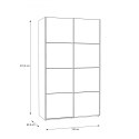 Meble Forte DREAMER RMRS62411-N09 Szafa ubraniowa Meble Forte DREAMER RMRS62411-N09 Szafa ubraniowa