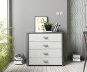 Meble Forte HEY HEYK211-C230 Komoda Szary/Biały Meble Forte HEY HEYK211-C230 Komoda Szary/Biały