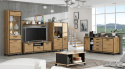 Meble Forte TRONDHEIM TDHT132-C773 Szafka RTV Dąb Artisan/Dąb czarny Meble Forte TRONDHEIM TDHT132-C773 Szafka RTV Dąb Artisan/Dąb czarny