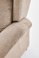 Halmar AGUSTIN fotel wypoczynkowy rozkładany Beżowy tkanina