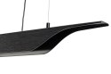 King Home Lampa wisząca VERTIGO czarna - LED, szczotkowane aluminium do domu biura lokalu King Home Lampa wisząca VERTIGO czarna - LED, szczotkowane aluminium do domu biura lokalu