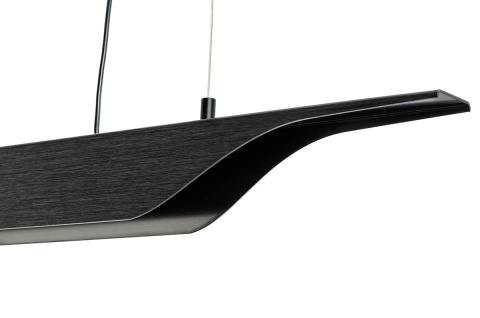King Home Lampa wisząca VERTIGO czarna - LED, szczotkowane aluminium do domu biura lokalu King Home Lampa wisząca VERTIGO czarna - LED, szczotkowane aluminium do domu biura lokalu