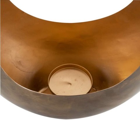 Richmond Interiors RICHMOND świecznik CASSIA GOLD MEDIUM złoty Richmond Interiors RICHMOND świecznik CASSIA GOLD MEDIUM złoty