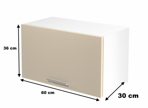 Halmar VENTO Szafka Kuchenna GO-60/36 szafka górna okapowa front: beżowy Halmar VENTO Szafka Kuchenna GO-60/36 szafka górna okapowa front: beżowy