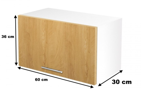 Halmar VENTO Szafka Kuchenna GO-60/36 szafka górna okapowa front: dąb miodowy Halmar VENTO Szafka Kuchenna GO-60/36 szafka górna okapowa front: dąb miodowy
