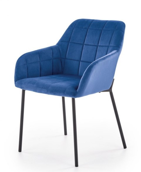 Halmar K305 krzesło Czarny / Granatowy tkanina Halmar K305 krzesło Czarny / Granatowy tkanina