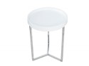 Invicta Interior INVICTA stolik MODULAR 40 biały - podstawa chromowana Invicta Interior INVICTA stolik MODULAR 40 biały - podstawa chromowana