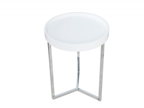 Invicta Interior INVICTA stolik MODULAR 40 biały - podstawa chromowana Invicta Interior INVICTA stolik MODULAR 40 biały - podstawa chromowana