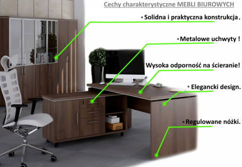 Meble Biurowe Montaż zamka Silver Tabacco new beech Meble Biurowe Montaż zamka Silver Tabacco new beech