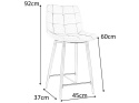 SIGNAL PÓŁHOKER 60cm CHIC H-2 KRZESŁO BAROWE VELVET ZIELONY BLUVEL 78 CZARNY STELAŻ METALOWY DO KUCHNI DO BARU PUBU Z PODPÓRKĄ SIGNAL PÓŁHOKER 60cm CHIC H-2 KRZESŁO BAROWE VELVET ZIELONY BLUVEL 78 CZARNY STELAŻ METALOWY DO KUCHNI DO BARU PUBU Z PODPÓRKĄ