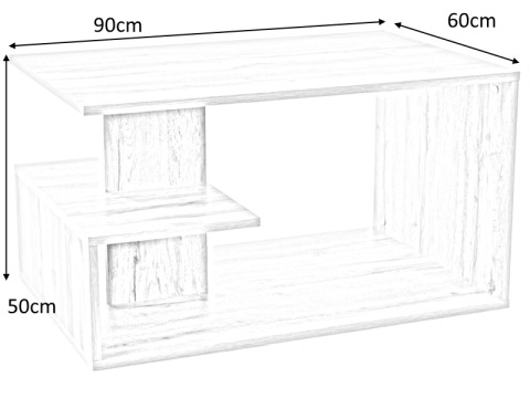SIGNAL ŁAWA Z PÓŁKĄ SANTA DĄB SONOMA 90X60 PŁYTA LAMINOWAN SIGNAL ŁAWA Z PÓŁKĄ SANTA DĄB SONOMA 90X60 PŁYTA LAMINOWAN