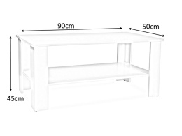 SIGNAL ŁAWA SIMPLE BIAŁY MAT 90X50X45 LAMINAT