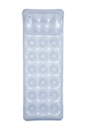 Bestway Bestway 43024 DMUCHANY MATERAC 188cm x 71cm winylowy z poduszką 2 komory powietrzne Przezroczysty Bestway Bestway 43024 DMUCHANY MATERAC 188cm x 71cm winylowy z poduszką 2 komory powietrzne Przezroczysty