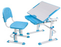 Fun Desk Cubby Lupin Blue zestaw biurko+krzesło regulowane