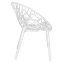 D2.DESIGN Krzesło Coral White Glossy D2.DESIGN Krzesło Coral White Glossy