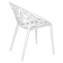 D2.DESIGN Krzesło Coral White Glossy D2.DESIGN Krzesło Coral White Glossy