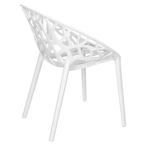 D2.DESIGN Krzesło Coral White Glossy D2.DESIGN Krzesło Coral White Glossy