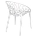 D2.DESIGN Krzesło Coral White Glossy D2.DESIGN Krzesło Coral White Glossy