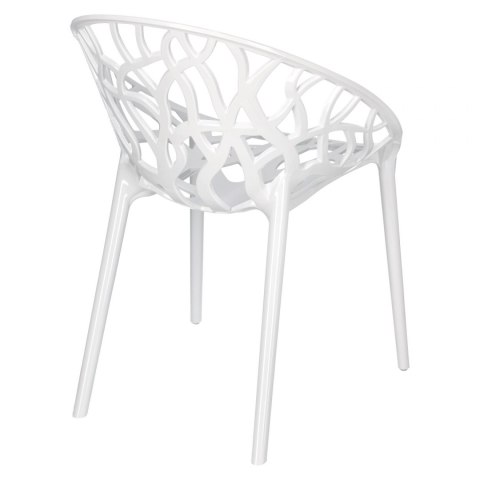 D2.DESIGN Krzesło Coral White Glossy D2.DESIGN Krzesło Coral White Glossy